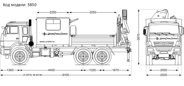 Фургон ГПА с КМУ ИМ-150