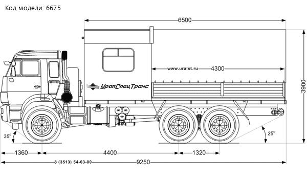 ТБМ УСТ-5453 на шасси Камаз 43118-46
