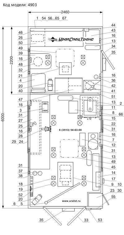 Планировка Камаз МРМ 43118-46