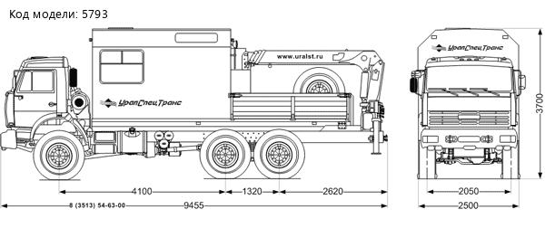 Камаз МРМ 5350-42 с КМУ ИТ-80