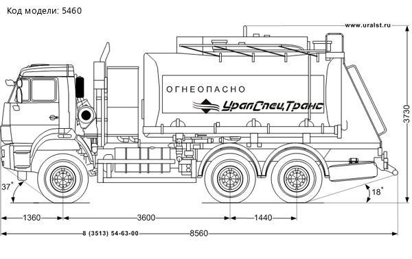 АТЗ-16 УСТ-5453 Камаз 6522-3010