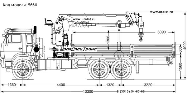 Бортовой Камаз 43118-50 с КМУ ИТ-200