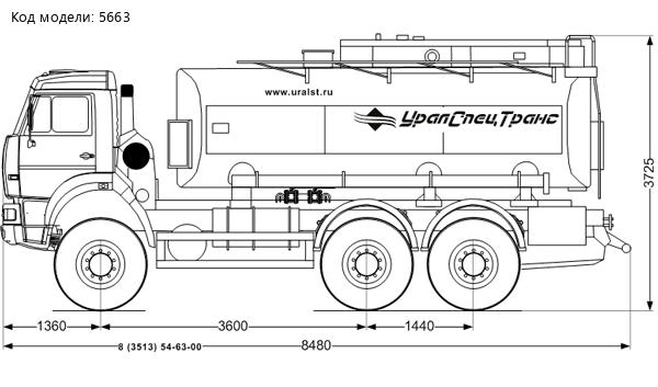 АТЗ-18 УСТ-5453 Камаз 6522RT