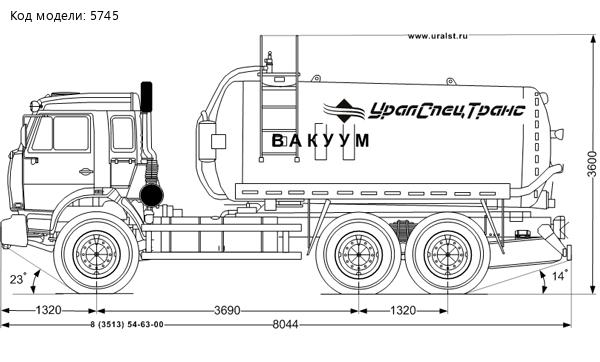 МВ-10 КО Камаз 65115