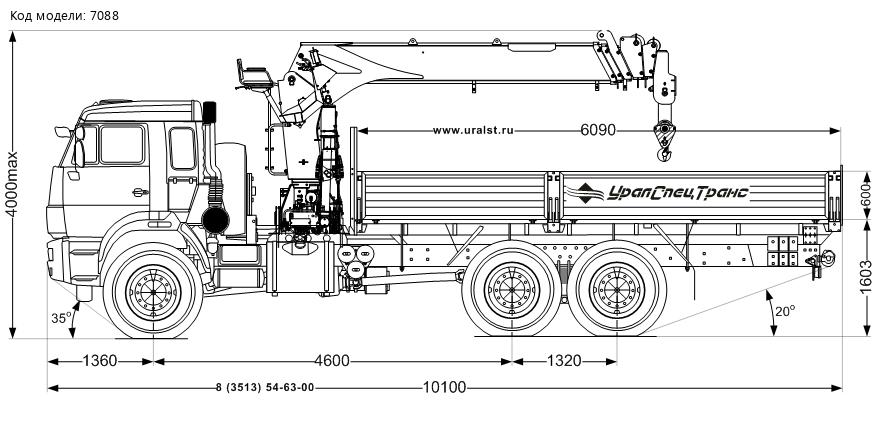 Бортовой Камаз 43118-46 с КМУ ИТ-150 УСТ-5453