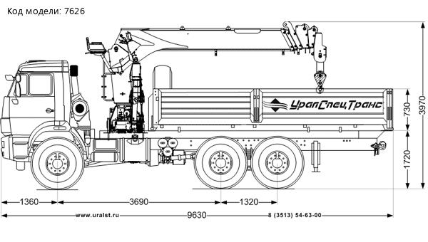 Бортовой Камаз 43118-46 с КМУ ИТ-180