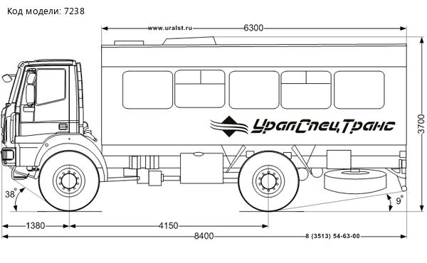 Вахтовый автобус IVECO-AMT 423900