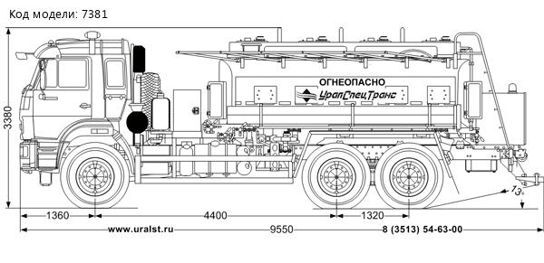 АТМЗ-10-4 УСТ 54533 Камаз 43118-48