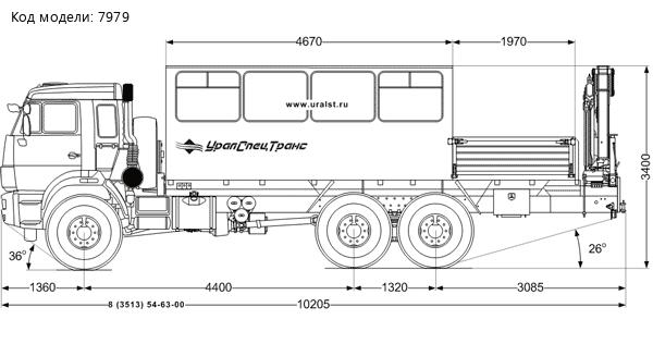 Камаз ГПА 43118-46 с КМУ Palfinger PK-8500