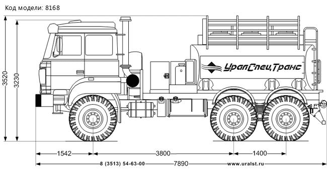 АТМЗ-7,5-3 Урал-4320-4512-81, сп.м 