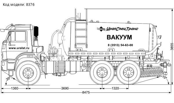 Вакуумная машина МВ-10 КО УСТ 5453L2