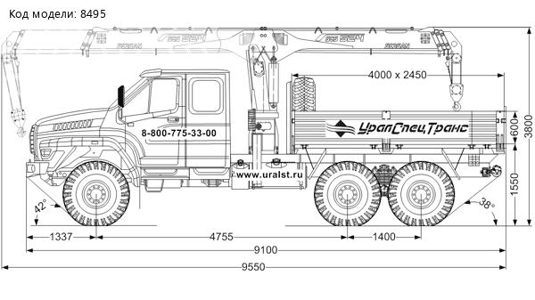 Бортовой автомобиль УСТ-54534V