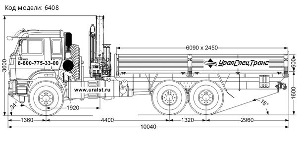 Бортовой автомобиль УСТ 54531J-03