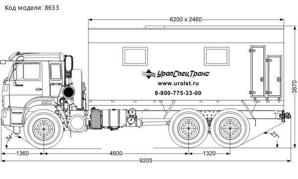 ПАРМ УСТ 5453 Камаз-43118RR