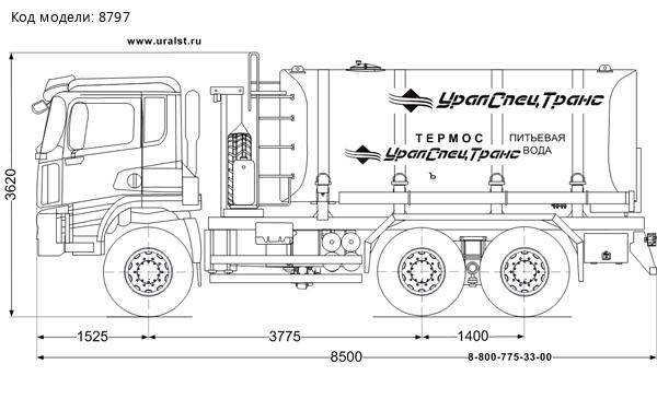  АЦПТ-14НО SHACMAN (ШАКМАН) SX32586V385