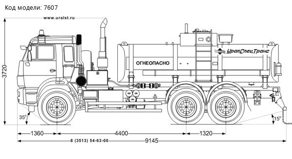 АТЗ-12Б УСТ-5453 на шасси Камаз 43118 (CUMMINS)