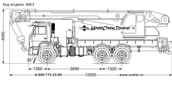 Автокран КС 55732-25-31 "Челябинец" Камаз 43118-50