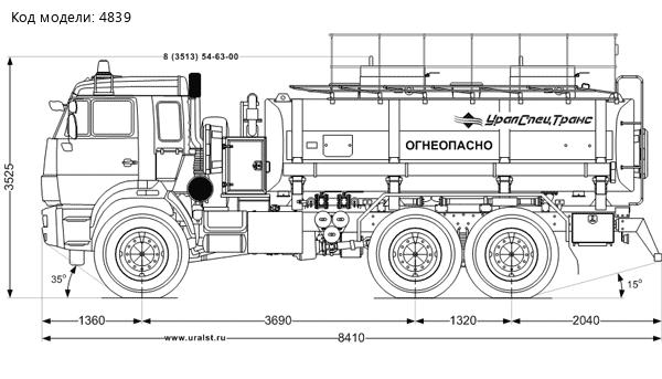 АТЗ-11-2 на шасси Камаз 43118-50