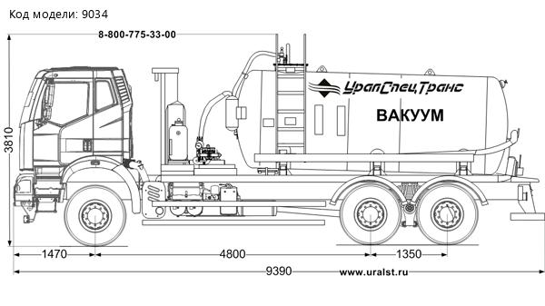 МВ-10 КО 505 УСТ 5453 FAW 3250 6Х6, КБ 4800