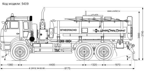 АТЗ-12 на шасси Камаз(Cummins)