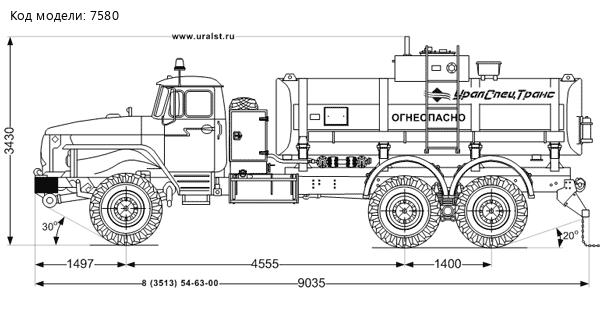 АТЗ-11Б на шасси Урал NEXT 4320-72М