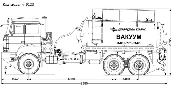 МВ-10 КО УСТ 5453 Урал 4320-4971-80