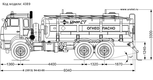 АТЗ-12 на шасси Камаз 43118-24