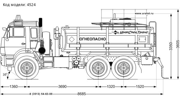 АТЗ-10 на шасси Камаз 43118-24