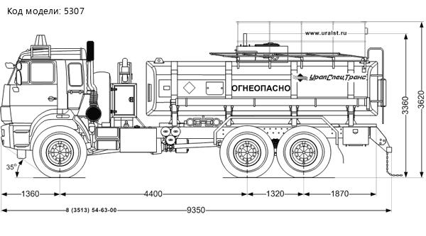 АТЗ-12Б на шасси Камаз 43118-24