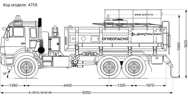 АТЗ-12 на шасси Камаз 43118-RB