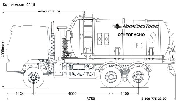 МВ-15 КО 510 УСТ 5453 АМТ N.V. 632910 (6х6)