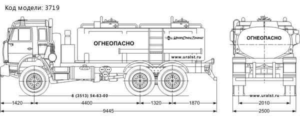 Автотопливозаправщик АТЗ-12