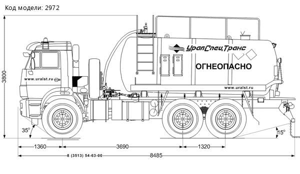 Автоцистерна АКН-10 КО Камаз 43118-50