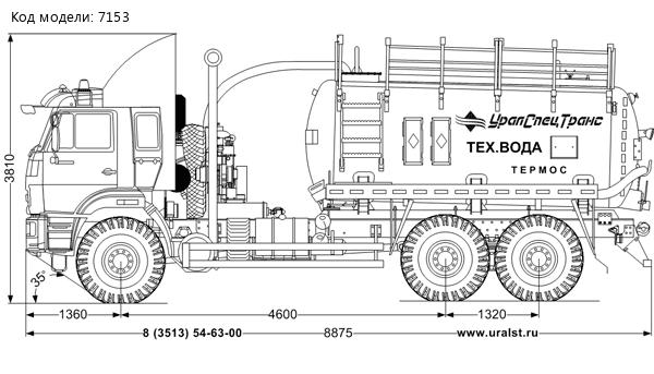 АКН-10 PNR УСТ 5453 КАМАЗ 43118-3090-76(RR) (CUMMINS) СП.М.