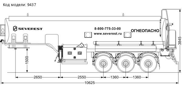 Полуприцеп-цистерна ППЦ 27К-32-2
