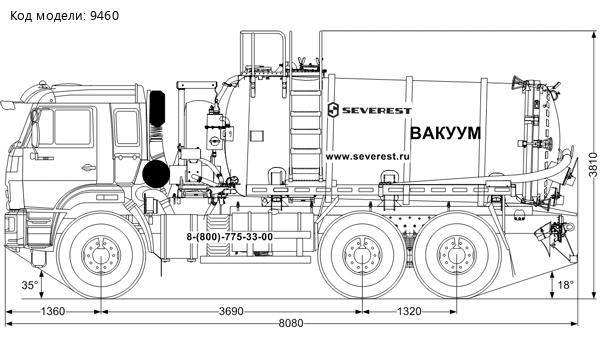 Вакуумная машина МВ-9+1-ОД КО-510 