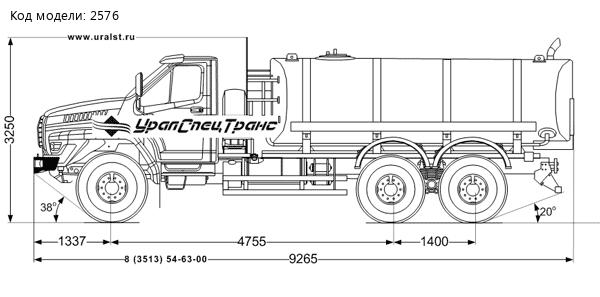 АЦПТ-10НО УСТ 5453 Урал NEXT 4320-72Е5Г38