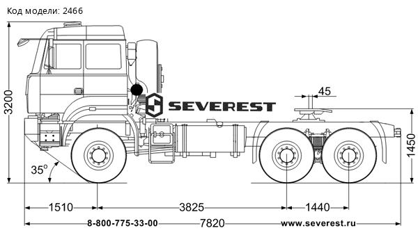 Седельный тягач Урал 63704К-0111-012СЕ5