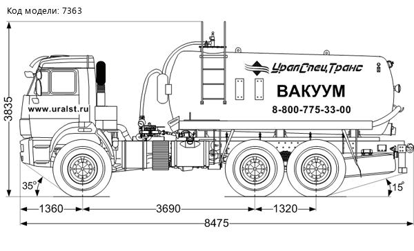 МВ-10 КО УСТ 5453 Камаз 43118