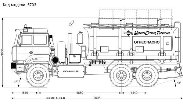 АЦ-20-2 УСТ-54530 Урал 63701М