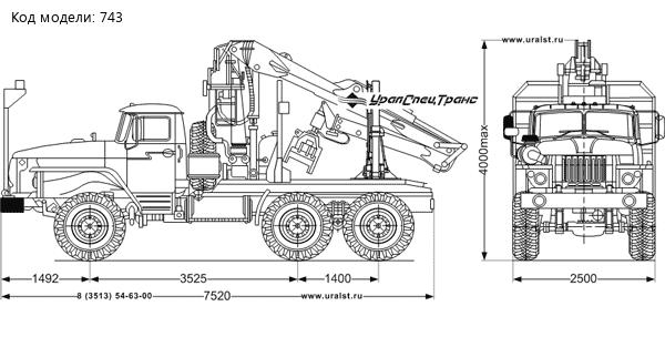 лесовоз урал
