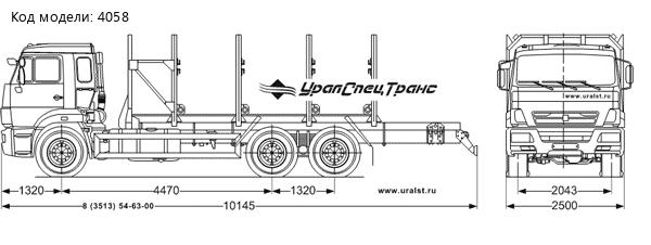 Сортиментовоз Камаз