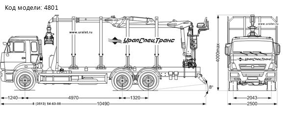 Сортиментовоз Камаз
