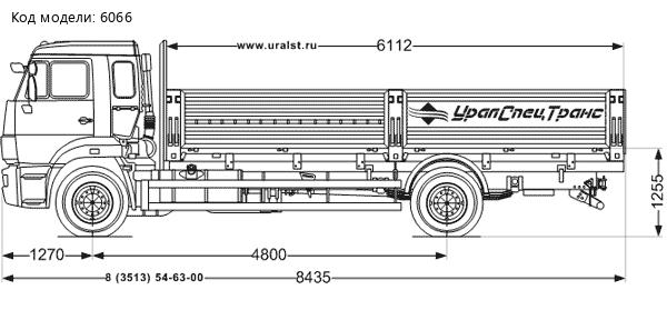 Бортовой Камаз 4308-6063-28(R4) с двигателем Cummins