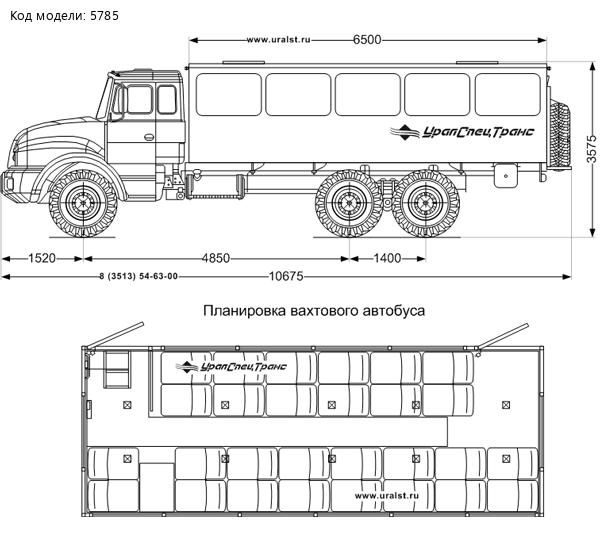 Автобус вахтовый Урал