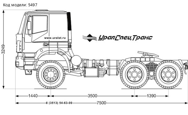 Седельный тягач iveco