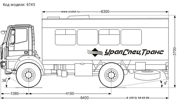 Вахтовый автобус IVECO-AMT 423900