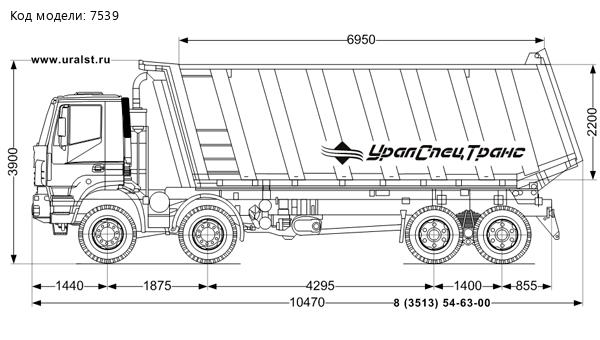 Песковоз IVECO-TRAKKER