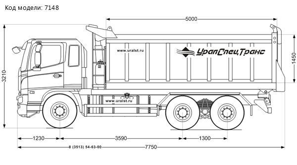 Самосвал HINO-500