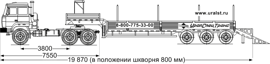 ППТ 26-32-11КБ УСТ 9465, уголковые трапы+Урал